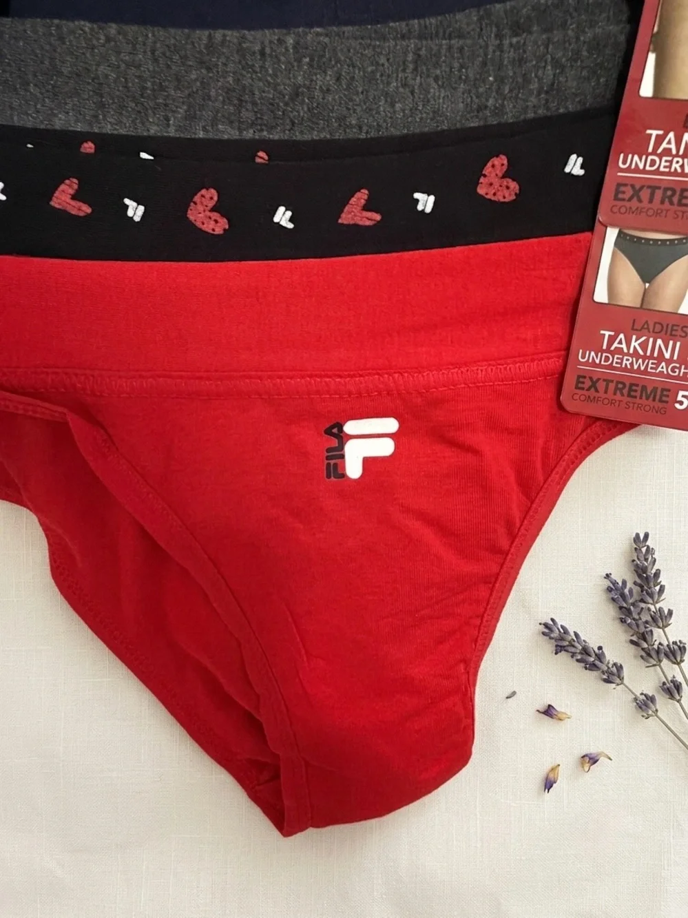 FILA Women's Tanga Underwear Set – 5-Pack (Style: FL545)